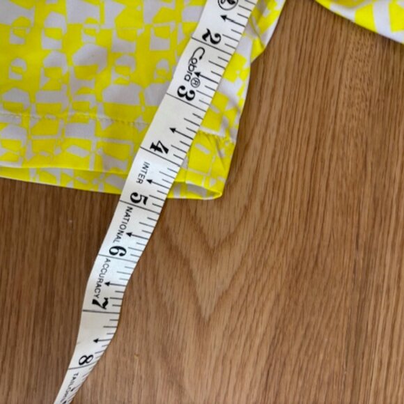 Open Edit Mens NWT Yellow Swim Trunks Elastic Waist Pockets Med - Picture 6 of 6